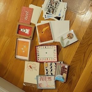 Lot of holiday and note cards. Random selection.